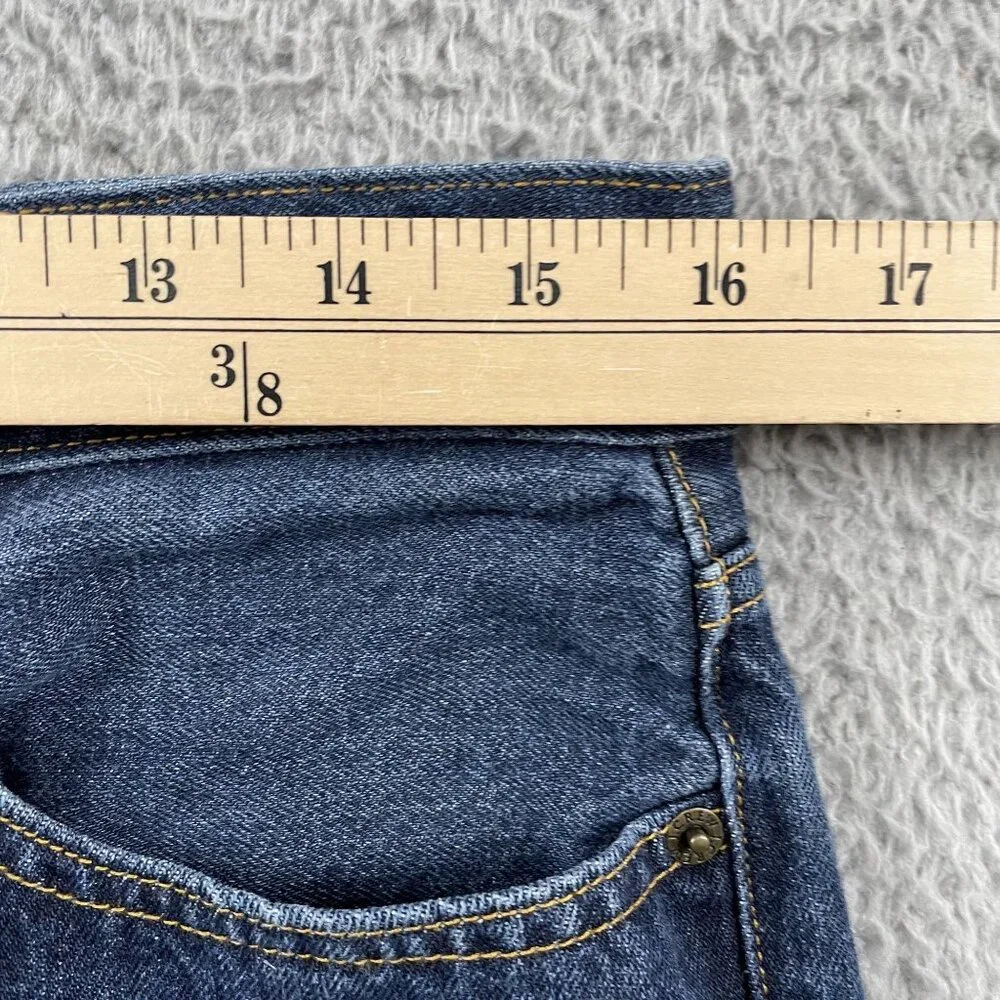 J.Crew Jeans Mens 32x28 the Sutton Dark Wash Straight Leg Denim - Picture 4 of 8